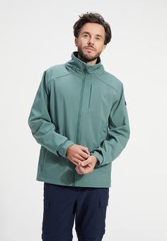 Rückansicht von Human Nature Yapton Softshelljacke Herren green