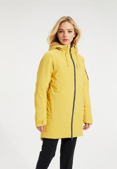 Rückansicht von Human Nature Jagua Winterjacke Damen dark yellow