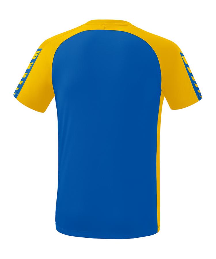 Erima Erima Six Wings T-Shirt Funktionsshirt Herren - blaugelb - 0 | SportScheck