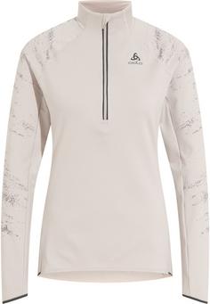 Odlo ZEROWEIGHT CERAMIWARM REFLECTIVE Funktionsshirt Damen silver cloud(10697)