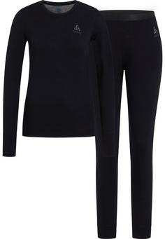 Odlo MERINO 200 Wäscheset Damen black(15000)