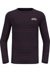 Odlo ACTIVE WARM ORIGINALS ECO STRIPES Funktionsshirt Herren - dark sapphire - sundried tomato(21014)