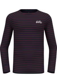 Odlo ACTIVE WARM ORIGINALS ECO STRIPES Funktionsshirt Herren - dark sapphire - sundried tomato(21014)