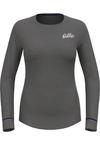 Odlo ACTIVE WARM ORIGINALS ECO Funktionsshirt Damen - odlo steel grey melange(10183)