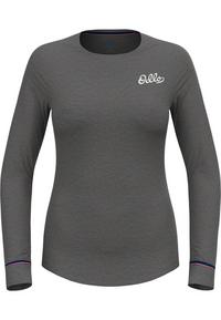 Odlo ACTIVE WARM ORIGINALS ECO Funktionsshirt Damen - odlo steel grey melange(10183)