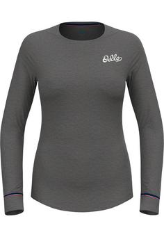 Odlo ACTIVE WARM ORIGINALS ECO Funktionsshirt Damen odlo steel grey melange(10183)