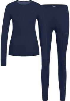 Odlo ACTIVE WARM ECO UNI HERITAGE Wäscheset Damen diving navy(20377)