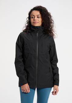 Rückansicht von Human Nature Yenna Funktionsjacke Damen schwarz