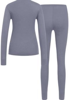 Rückansicht von Odlo ACTIVE WARM ECO UNI HERITAGE Wäscheset Damen folkstone gray(10838)