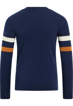 Rückansicht von Odlo ESPELAND Merino 215 Funktionsshirt sky captain(21071)