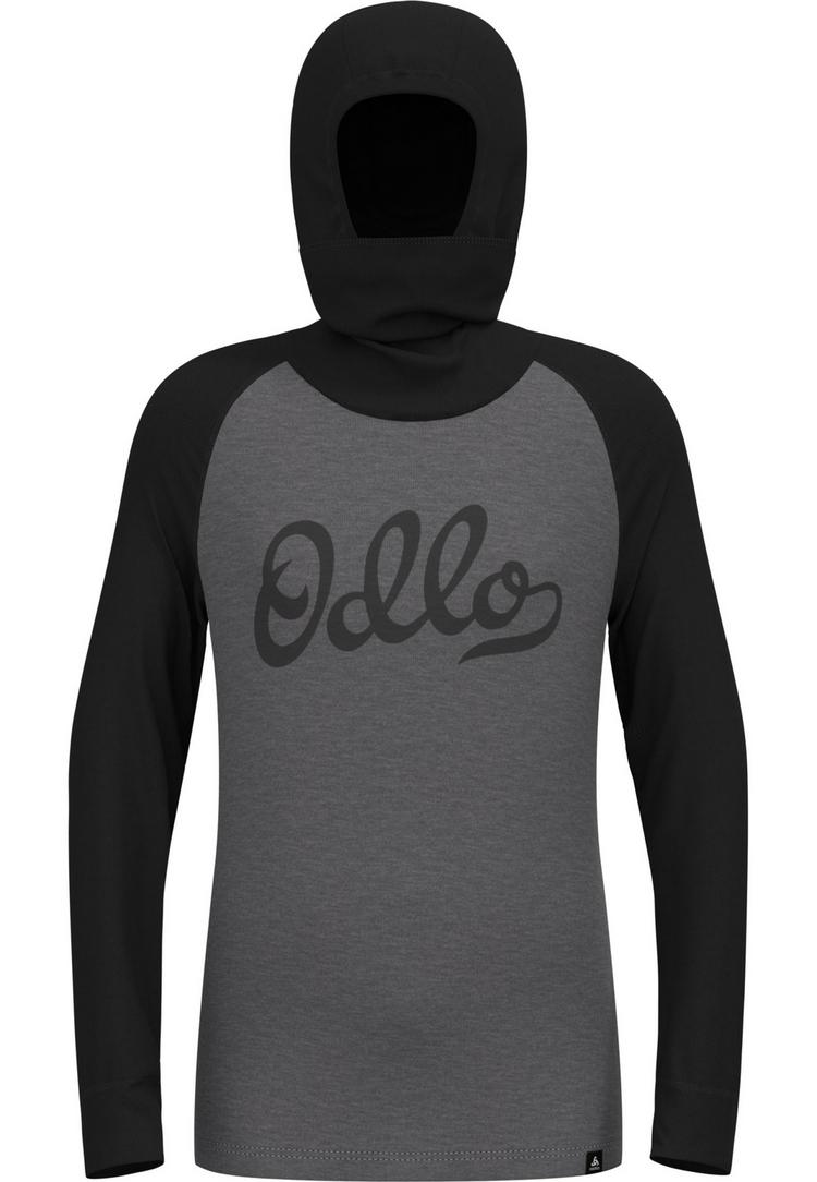 Odlo Odlo ACTIVE WARM KIDS Funktionsshirt Kinder - black - odlo steel grey melange(60266) - 0 | SportScheck