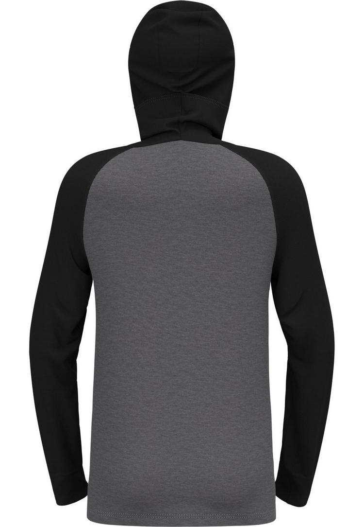 Odlo Odlo ACTIVE WARM KIDS Funktionsshirt Kinder - black - odlo steel grey melange(60266) - 0 | SportScheck