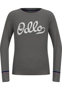 Odlo ACTIVE WARM ORIGINALS ECO KIDS Funktionsshirt Kinder - odlo steel grey melange(10183)