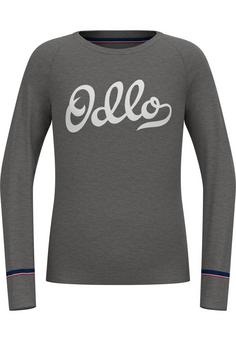 Odlo ACTIVE WARM ORIGINALS ECO KIDS Funktionsshirt Kinder odlo steel grey melange(10183)