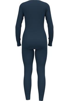 Rückansicht von Odlo ACTIVE WARM ECO UNI Funktionsshirt Damen blue wing teal(20592)