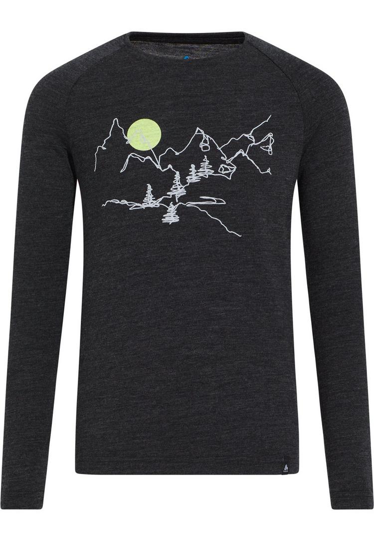 Odlo Odlo MERINO 200 Graphic Funktionsshirt - dark grey melange(10734) - 0 | SportScheck