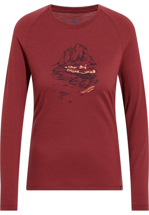 Odlo ASCENT MERINO 200 NORWAY Funktionsshirt Damen