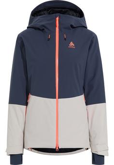 Odlo SKI BLUEBIRD S-THERMIC Skijacke Damen silver cloud india ink(10849)