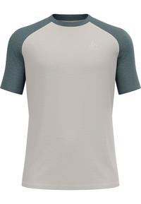 Odlo Funktionsshirt Herren - silver cloud - dark slate(10861)