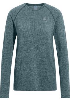 Odlo ESSENTIAL SEAMLESS Laufshirt Damen provincial blue melange(21096)