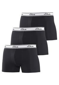 S.OLIVER Boxer Unterhose Herren - schwarz