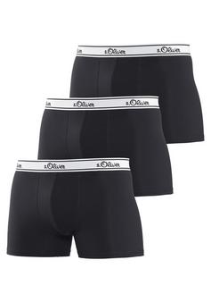 S.OLIVER Boxer Boxershorts Herren schwarz