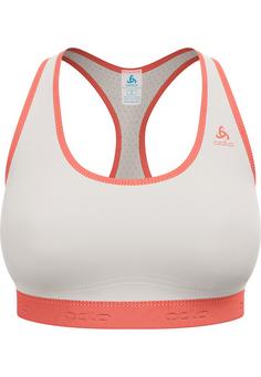 Odlo Sport-BH Damen silver cloud living coral(10862)