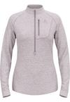 Odlo Fleecepullover Damen - misty lilac melange(21095)