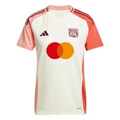 adidas Olympique Lyon 24/25 Ausweichtrikot Fußballtrikot Damen Ivory