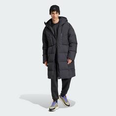 Rückansicht von adidas Myshelter Daunenparka Funktionsjacke Herren Black