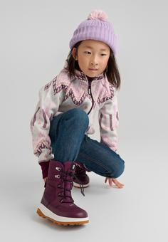 Rückansicht von reima Laplander 2.0 Winterschuhe Kinder Deep purple