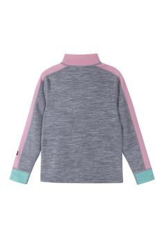 Rückansicht von reima Merin Sweatshirt Kinder Melange grey