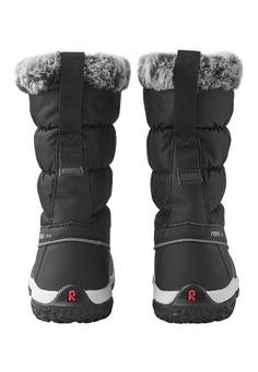 Rückansicht von reima Hangelle Winterschuhe Kinder Black