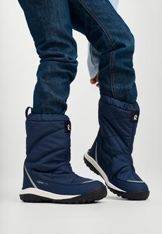 Rückansicht von reima Kinoskin Winterschuhe Kinder Navy