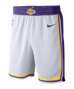 Nike Los Angeles Lakers Swingman Home Short T-Shirt Herren weiss