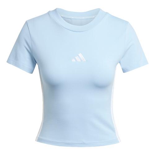 adidas Essentials 3-Streifen Slim Baby T-Shirt Langarmshirt Damen