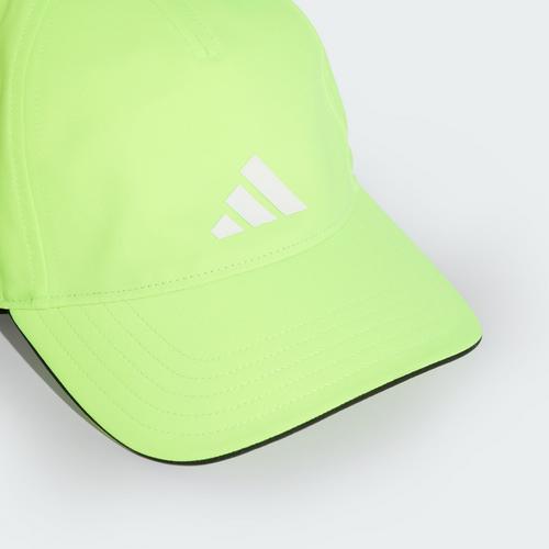 Rückansicht von adidas AEROREADY Baseball Kappe Cap Lucid Lemon / Black / Black