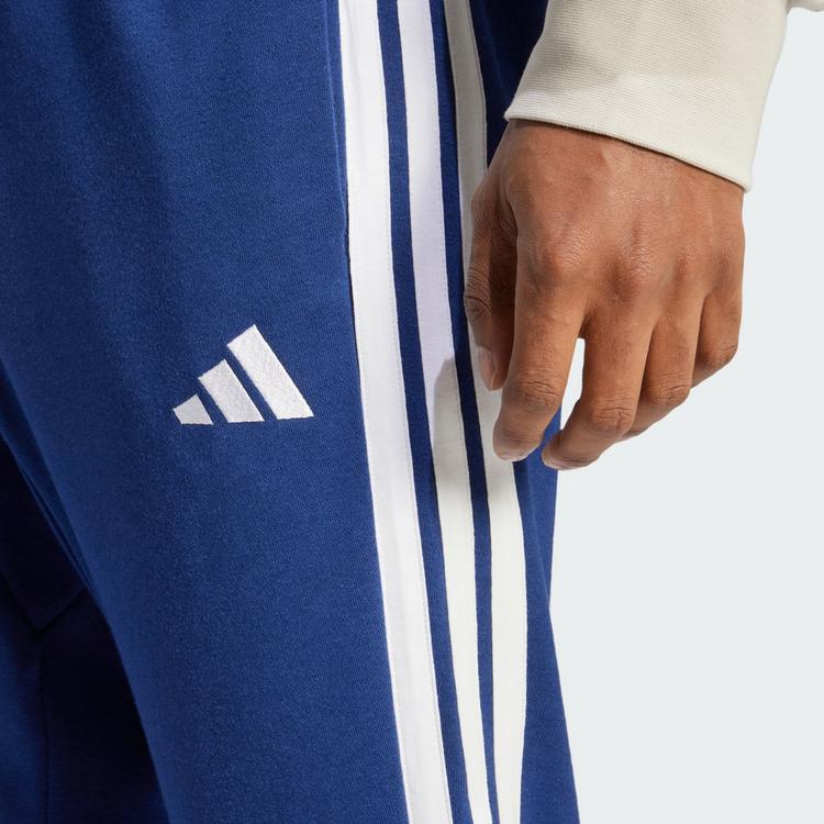 adidas adidas Essentials 3-Streifen French Terry Hose Trainingshose Herren - Dark Blue / White - 0 | SportScheck