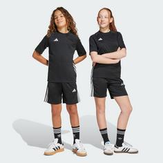 Rückansicht von adidas Tiro 25 Essentials Kids Shorts Fußballshorts Kinder Black / White