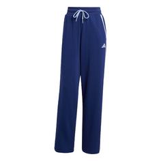 adidas Essentials Color Pop French Terry Hose Trainingshose Damen Dark Blue