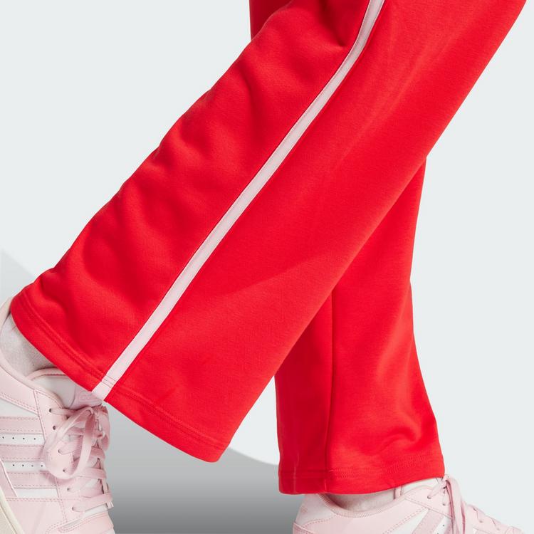 adidas adidas Essentials Color Pop French Terry Hose Trainingshose Damen - Pure Ruby - 1 | SportScheck