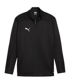 PUMA teamFINAL Trainingsjacke Kids Trainingsjacke Kinder schwarzsilber