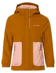 VAUDE Kids Campfire 3in1 Jacket Girls Doppeljacke Kinder silt brown/rose