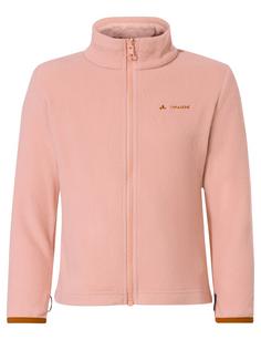 Rückansicht von VAUDE Kids Campfire 3in1 Jacket Girls Doppeljacke Kinder silt brown/rose