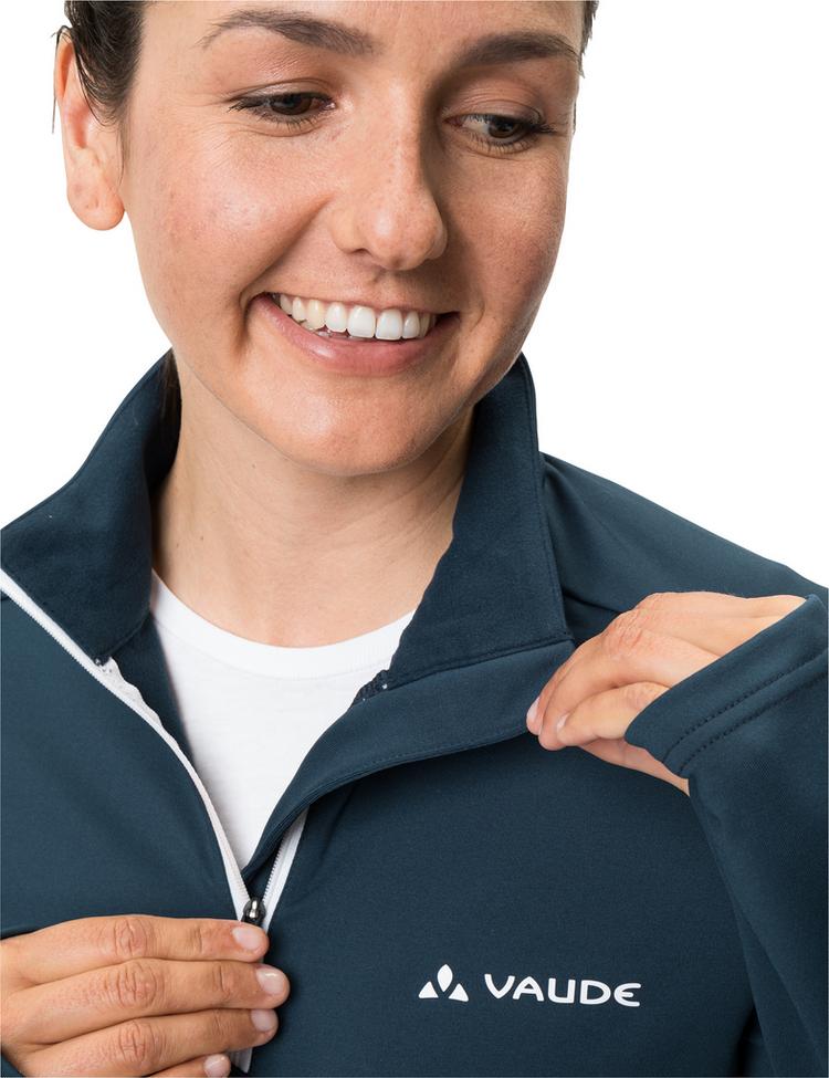 VAUDE VAUDE Women's Livigno Halfzip II Sweatshirt Damen - dark sea uni - 1 | SportScheck