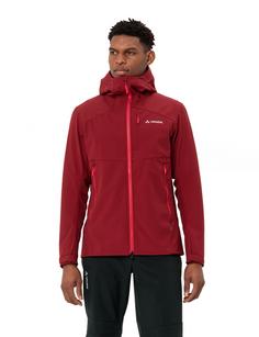 Rückansicht von VAUDE Men's Roccia Softshell Jacket II Outdoorjacke Herren carmine