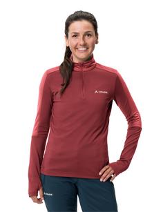 Rückansicht von VAUDE Women's Livigno Halfzip II Sweatshirt Damen redeva