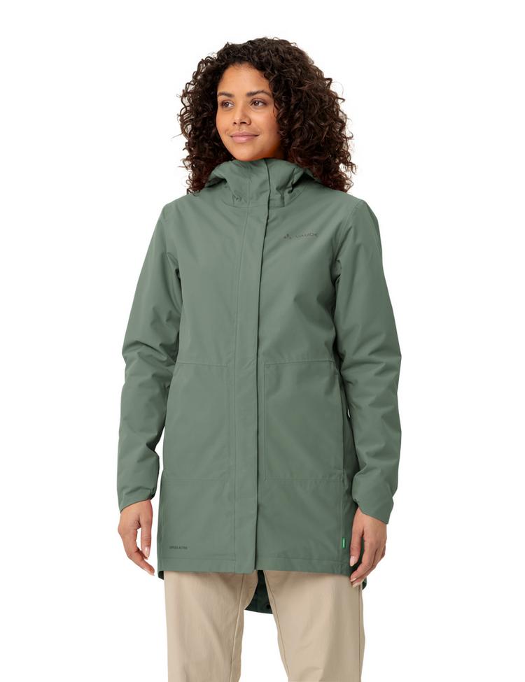 VAUDE VAUDE Women's Cyclist Padded Parka II Outdoorjacke Damen - agave - 0 | SportScheck