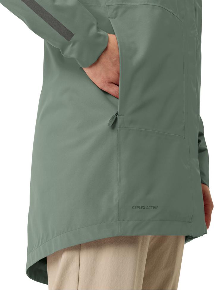 VAUDE VAUDE Women's Cyclist Padded Parka II Outdoorjacke Damen - agave - 0 | SportScheck