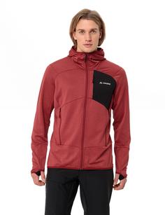 Rückansicht von VAUDE Men's Monviso Fleece Jacket II Outdoorjacke Herren carmine